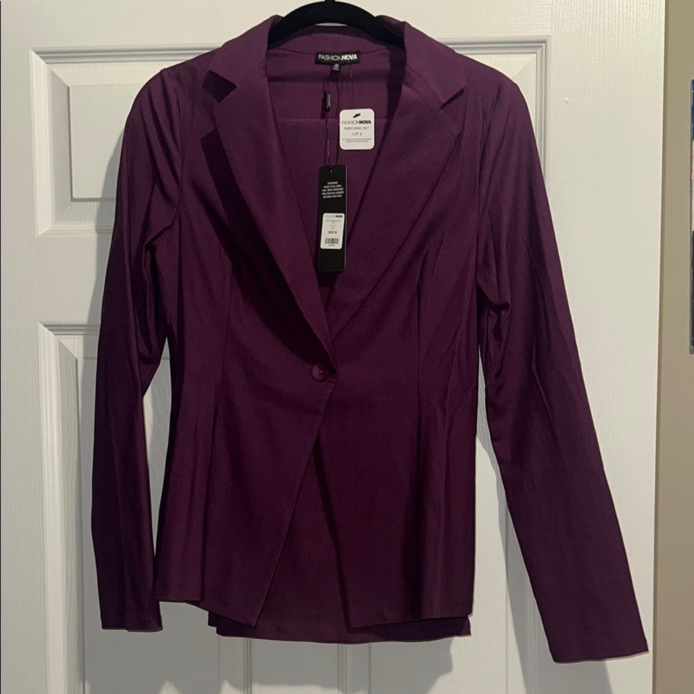 Women's Purple Blazer